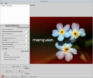 Como instalar o programa de fotografia Macrofusion no Ubuntu