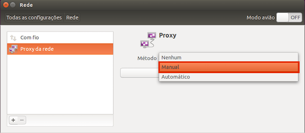 Como configurar o acesso via proxy no Ubuntu com Unity