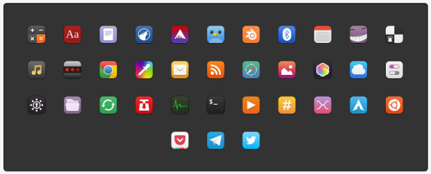 Instalando os conjuntos de ícones Moka e Faba no Ubuntu