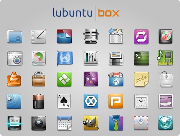 Instalando o conjunto de ícones Lubuntu-Box no Ubuntu