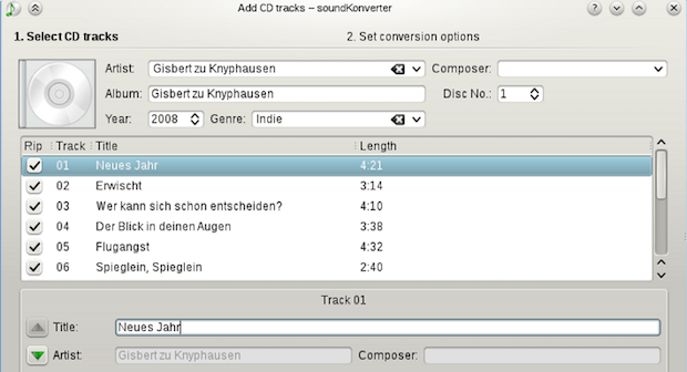 Como instalar o conversor de áudio SoundKonverter no Ubuntu e OpenSUSE