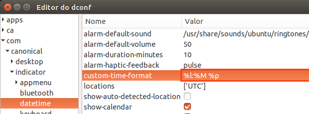 Como personalizar o formato de data e hora no painel do Ubuntu