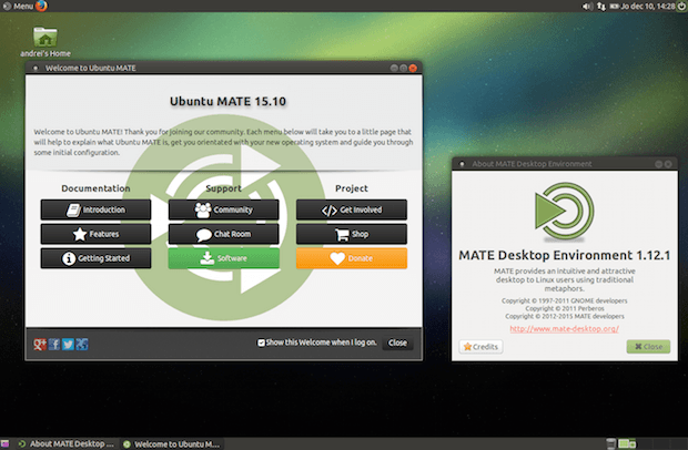MATE 1.12.1 no Ubuntu MATE 15.10/16.04