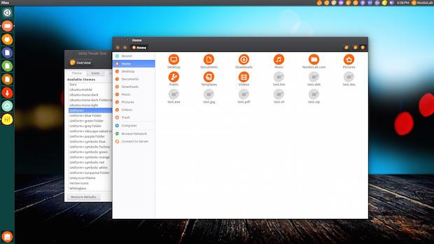 Instalando o conjunto de ícones Uniform no Ubuntu