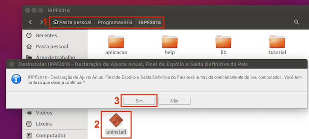 Como instalar o programa IRPF 2016 no Linux