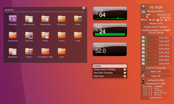 Como instalar o Screenlets no Ubuntu e derivados
