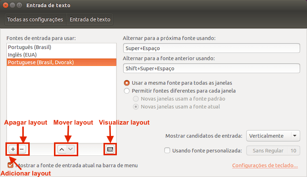 Como configurar o layout do teclado no Ubuntu Linux