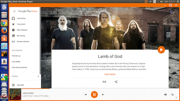 Como instalar o Google Play Music Desktop no Linux