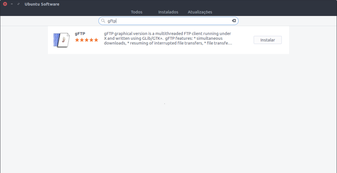 Como instalar o cliente FTP gFTP no Ubuntu
