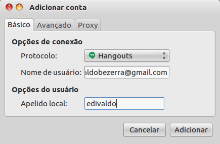 Como instalar Hangouts no Ubuntu com Purple Hangouts no Pidgin