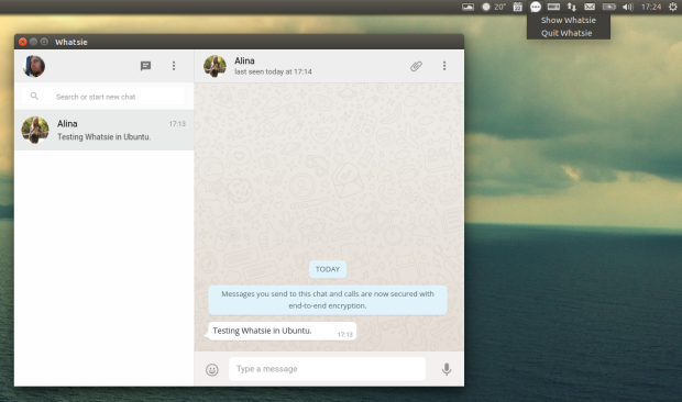 Usando WhatsApp no Ubuntu com Whatsie? Experimente!