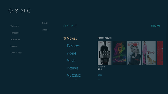 OSMC - Um linux para Raspberry Pi que vem com Kodi media center