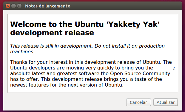 Como atualizar para o Ubuntu 16.10 na versão deskto
