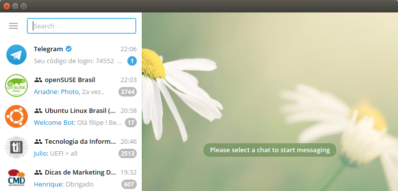 Telegram no Ubuntu e Fedora: como instalar a versão oficial via repositório e Snap