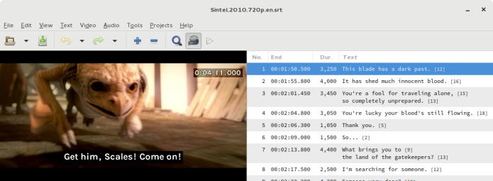 Editor de legendas para Linux? Instale o Gaupol