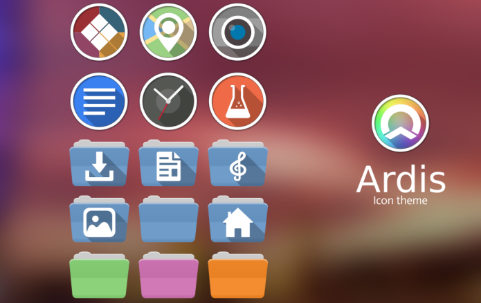 Instalando os conjuntos de ícones Ardis no Ubuntu