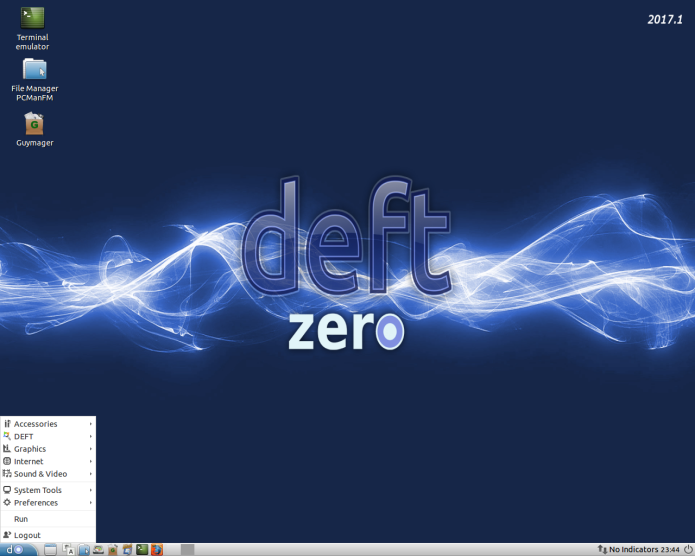 DEFT Linux 2017.1 Zero já está disponível para download