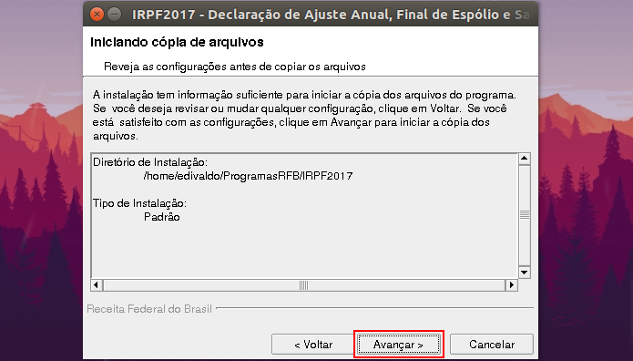 Como instalar o IRPF 2017 no Linux