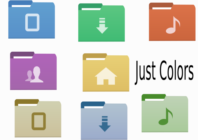 Como instalar o conjunto de ícones Just Colors And Colors no Ubuntu e derivados