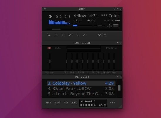 Instale o reprodutor de áudio QMMP Media Player no Ubuntu e derivados