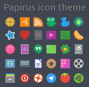 Instalando o conjunto de ícones Papirus no Ubuntu