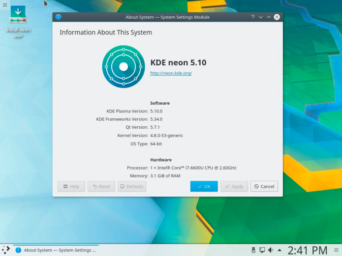 KDE Neon 5.10 já está disponível com o novo KDE Plasma 15.10