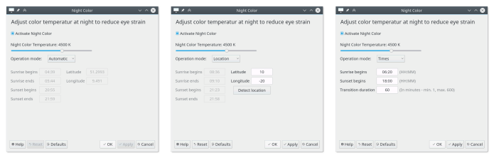 Night Light no KDE Plasma - em breve recurso será nativo