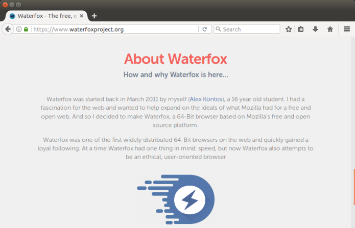 Como instalar o navegador Waterfox no Linux manualmente
