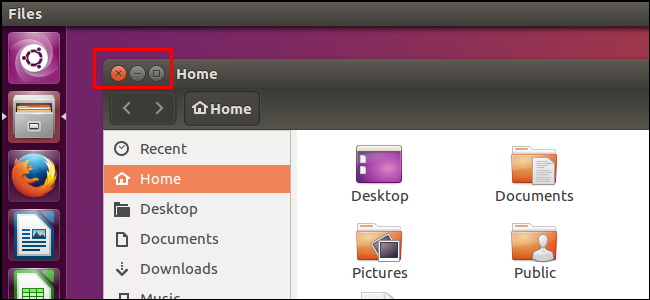 Os botões da janela do Ubuntu estão voltando para o lado direito