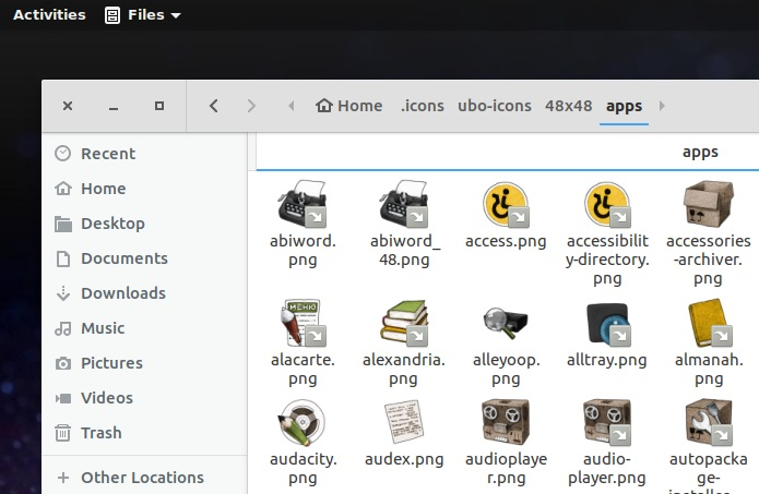 Como instalar o conjunto de ícones Ubo no Ubuntu e derivados