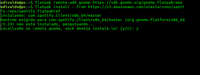 Como instalar o Spotify no Linux via Flatpak
