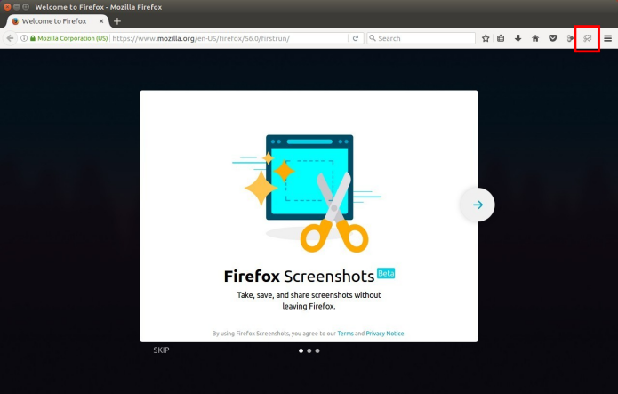 Lançado Firefox 56 com uma ferramenta de captura de tela embutida