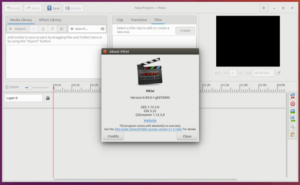 Como instalar o editor de vídeo Pitivi no Linux Ubuntu, Debian, Fedora e openSUSE