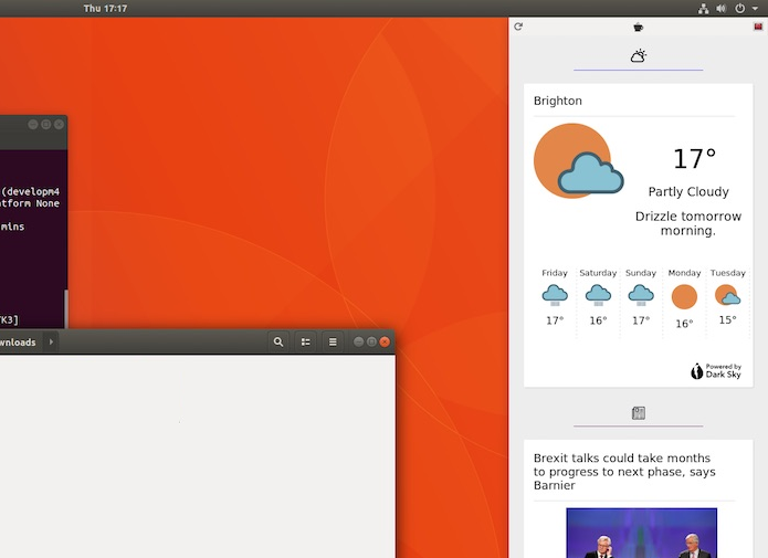 Como instalar o app de notícias e tempo Coffee no Ubuntu