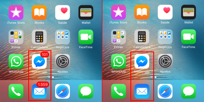 Como ocultar número de e-mails não lidos e outras notificações no iOS Como ocultar número de e-mails não lidos e outras notificações no iOS