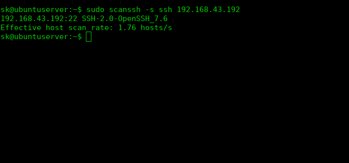 Como instalar e usar o escaner de servidores SSH ScanSSH no Linux