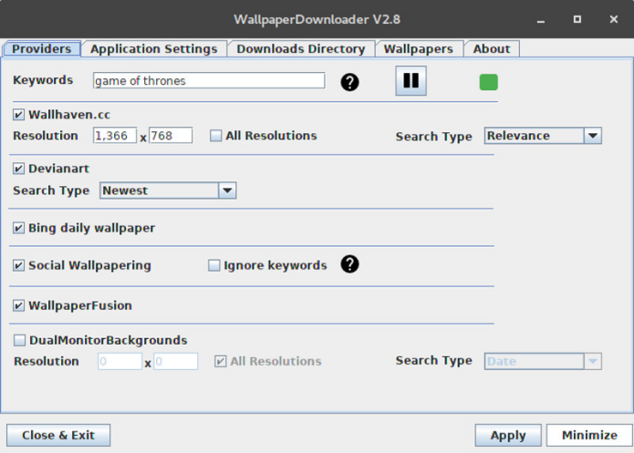 Como instalar o WallpaperDownloader no Ubuntu, Arch e derivados