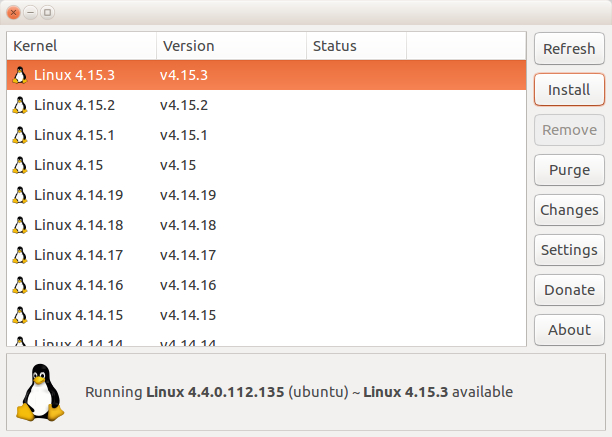 Usando o Ubuntu Kernel Update Utility para atualizar o kernel do Ubuntu