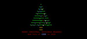 Como exibir uma árvore de natal animada no terminal
