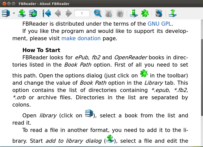 Como instalar o leitor de ebook FBReader no Ubuntu, Debian e derivados