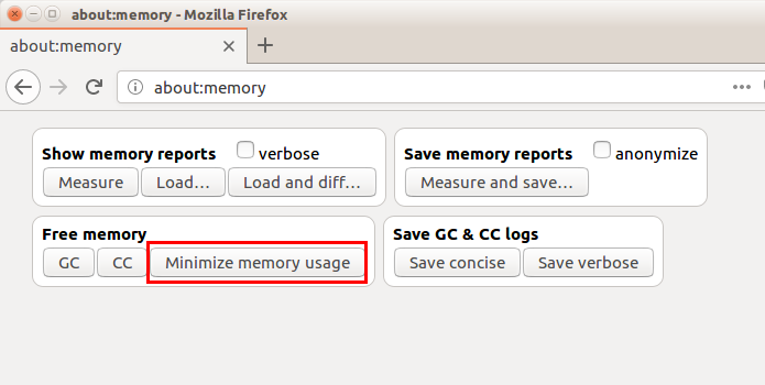 Como fazer para liberar memoria no Firefox