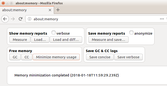 Como fazer para liberar memoria no Firefox