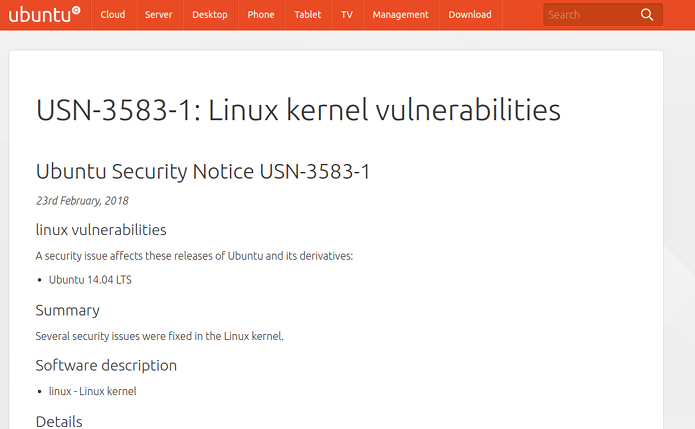 Canonical lançou uma atualização do Kernel para o Ubuntu 14.04