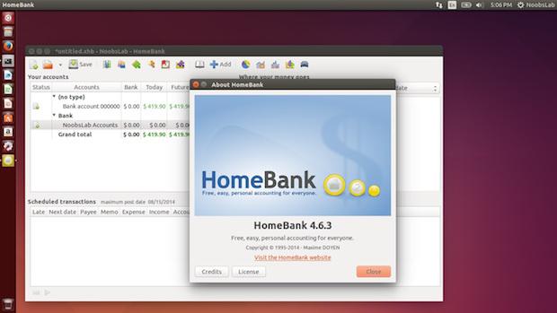 Como instalar o gerenciador financeiro HomeBank no Linux