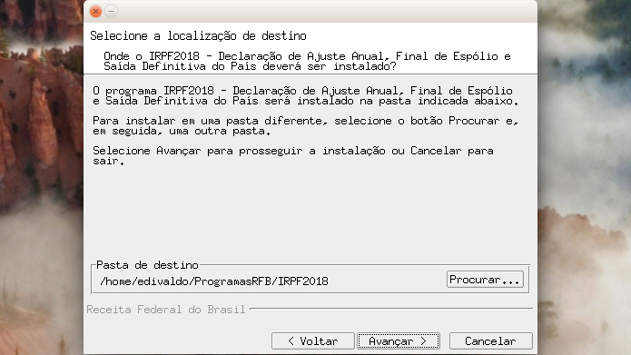 Como instalar o programa IRPF 2018 no Linux via arquivo BIN Como instalar o programa IRPF 2018 no Linux via arquivo BIN