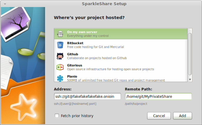 Como instalar o SparkleShare no Linux via Flatpak