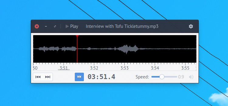 Como instalar o transcritor de áudio Parlatype no Linux via Flatpak