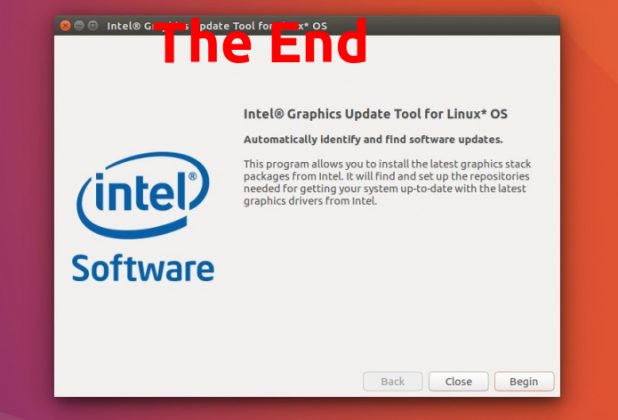 Intel Extreme Graphics Linux Ferramenta Intel Graphics Update Tool for Linux será descontinuada