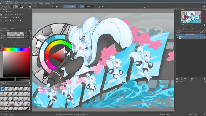 Como instalar o app de desenho e pintura Krita no Linux