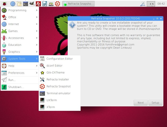Raspbian PIXEL permite que o usuário crie o seu próprio remix
